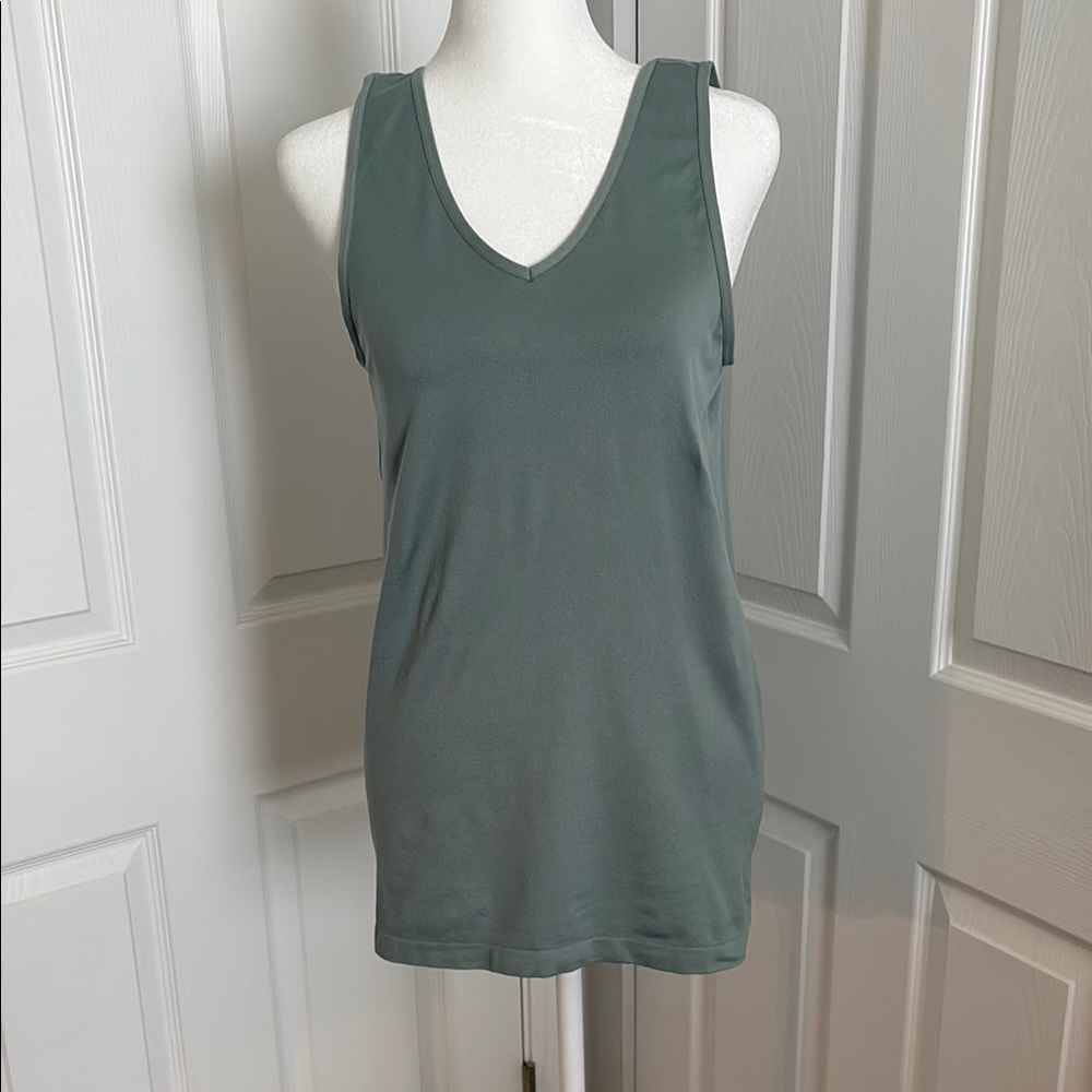 Breezies Sage Fitted Sleeveless Cami Top